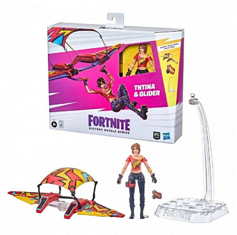 Figuras de juguete Hasbro Fortnite - Victory Royale SeriesTNTina with Glider