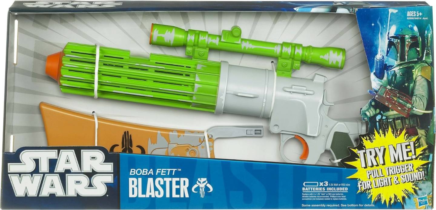 Pistolas de juguete Hasbro Star Wars Boba Fett Blaster