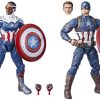 Hasbro Marvel Legends Series Los Vengadores pack 2 figuras Capitán América - Sam Wilson and Steve Rogers Figuras de juguete